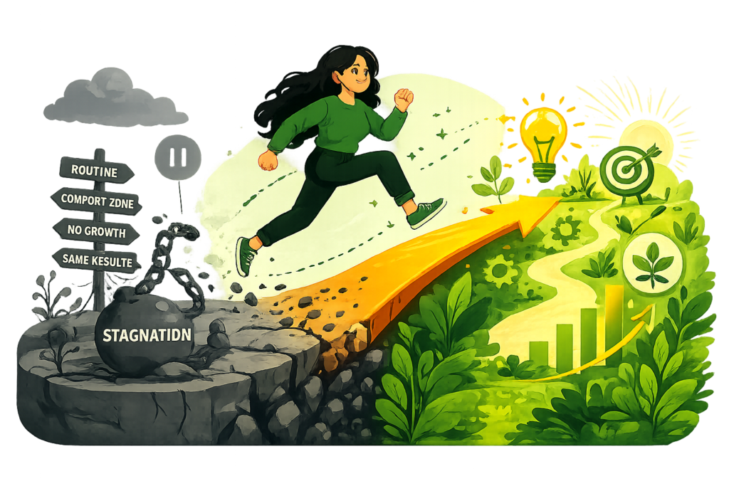 transformation over stagnation